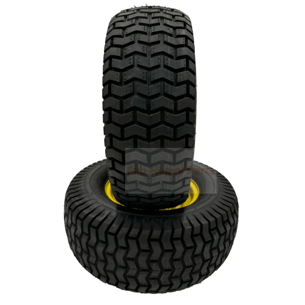 Tire 16x6.50 - 8 Lawn Mower Wheels Set of 2 Fits on 3/4 Inch Axle - Fab Heavy Parts