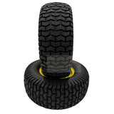 Tire 16x6.50 - 8 Lawn Mower Wheels Set of 2 Fits on 3/4 Inch Axle - Fab Heavy Parts