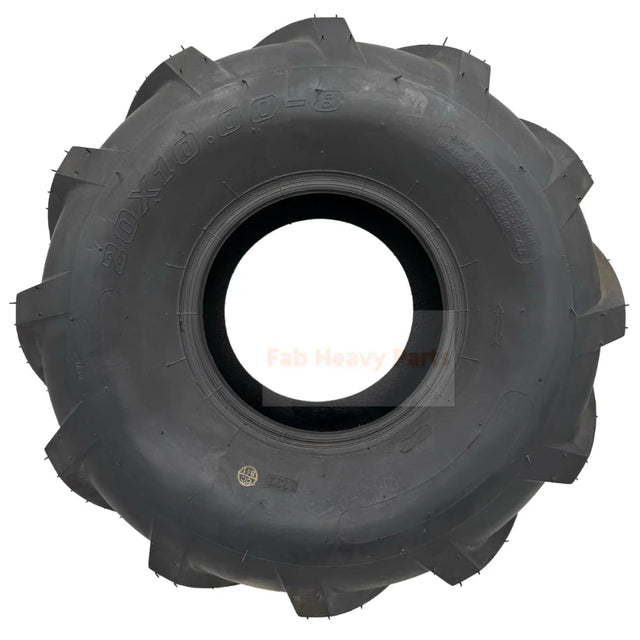 Tire 20x10.00 - 8 4 Ply Bar Lug Tractor Tire Fits for John Deere Mowers - Fab Heavy Parts