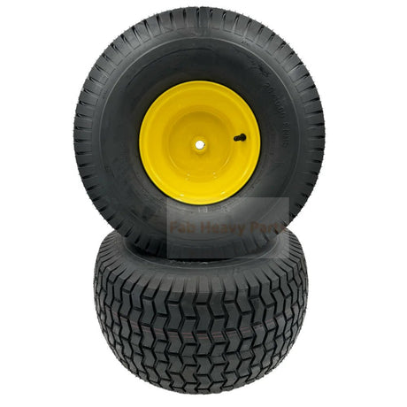 Tire 20x10.00 - 8 Lawn Mower Wheels - Set of 2 - Fits on 3/4 Inch Axle - Fab Heavy Parts