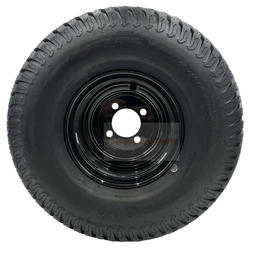 Tire 20x10.00 - 8 Tire and Rim Fits for Wright Stander - Fab Heavy Parts