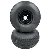 Tire 20x8.00 - 8 Turf Tire & Black Wheel Assembly - Set of 2 - Fab Heavy Parts