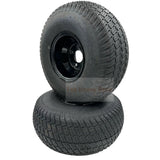 Tire 20x8.00 - 8 Turf Tire & Black Wheel Assembly - Set of 2 - Fab Heavy Parts