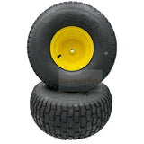 Tire 20x8.00 - 8 Turf Tire & Wheel - Set of 2 - Fits on 3/4 Inch Axle - Fab Heavy Parts