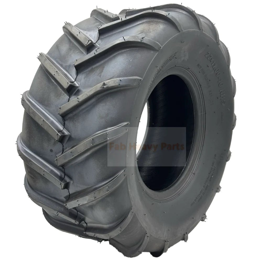 Tire 22x11.00 - 10 4 - Ply Bar Lug Tractor Tire - Compatible with Grasshopper 482483 - Fab Heavy Parts