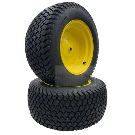 Tire 22x9.50 - 12 Lawn Mower Wheels Set of 2 Fits on 3/4 Inch Axle - Fab Heavy Parts
