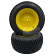 Tire 22x9.50 - 12 Lawn Mower Wheels Set of 2 Fits on 3/4 Inch Axle - Fab Heavy Parts