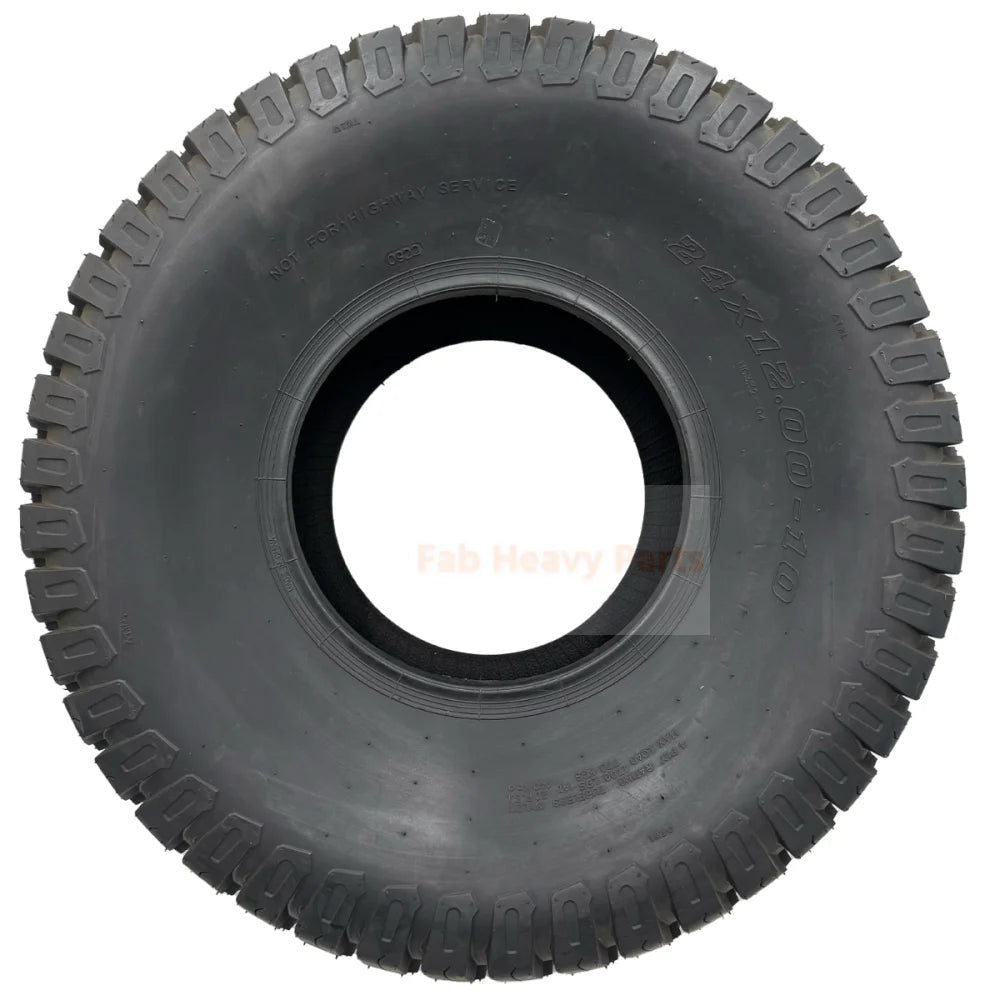 Tire 24x12.00 - 10 4 Ply Turf Tire Replaces 022 - 4005 - 50 and More - Fab Heavy Parts