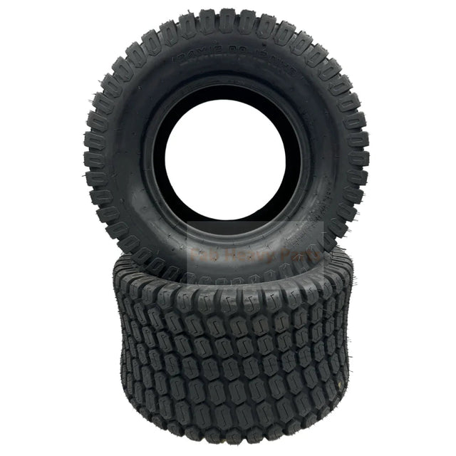 Tire 24x12.00 - 12 4Ply Lawn Mower Tires - Set 2 Compatible with JD Mowers and More - Fab Heavy Parts
