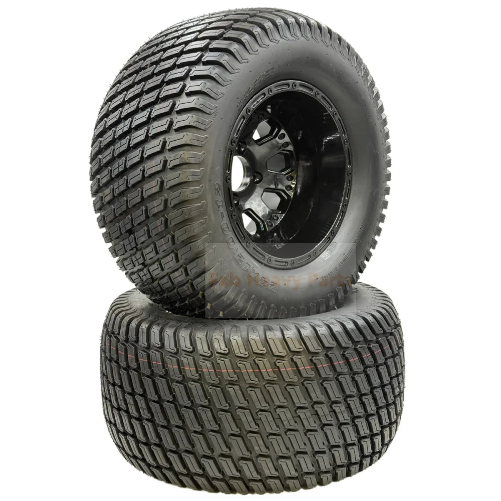 Tire 24x12.00 - 12 Wheel Assembly - Set of 2 Replaces 140 - 7984 - Fab Heavy Parts