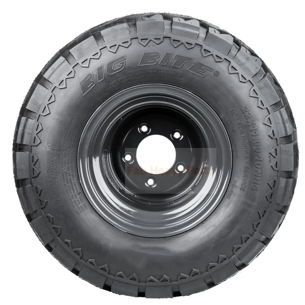 Tire 24x9.50 - 12 4 Ply Big Bite Tire Fits for Hustler Mowers and More - Fab Heavy Parts