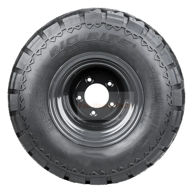 Tire 24x9.50 - 12 4 Ply Big Bite Tire Fits for Hustler Mowers and More - Fab Heavy Parts