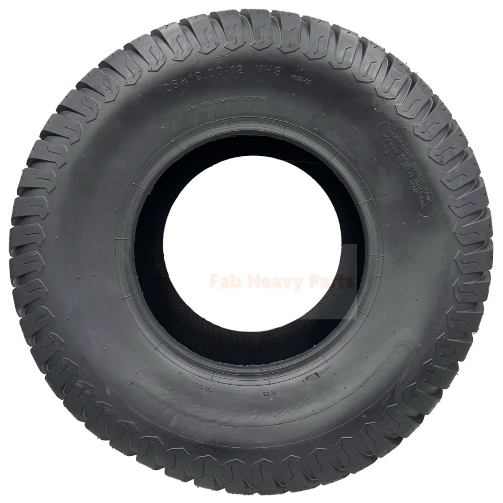 Tire 26x12.00 - 12 4Ply Turf Tire Fits for Scag 485604 485605 481851 - Fab Heavy Parts