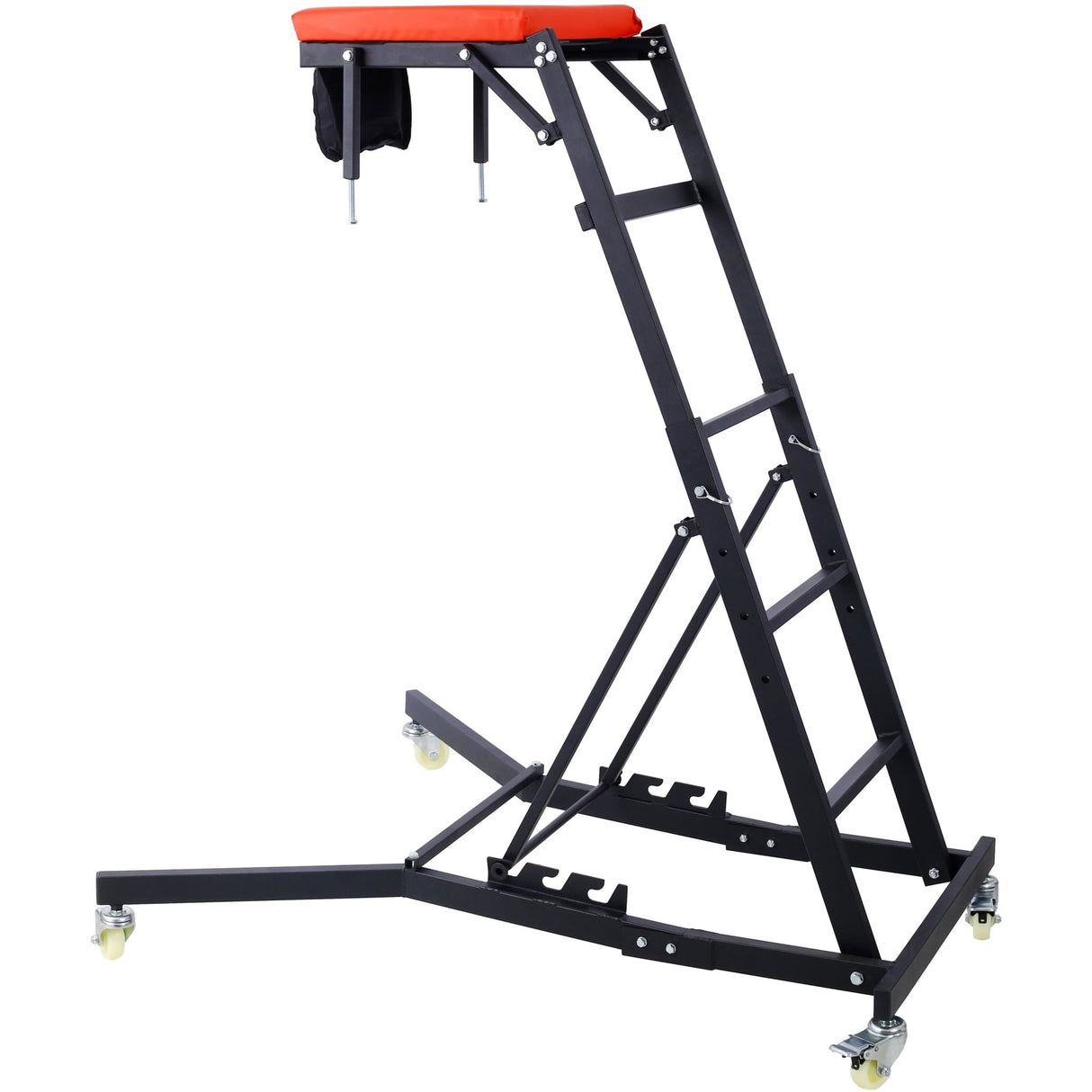 Top Automotive Engine Creeper 42.5" - 66" 330 LBS Capacity High Top 4 Swivel Caster Wheels Padded Deck Foldable - Fab Heavy Parts