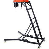 Top Automotive Engine Creeper 42.5" - 66" 330 LBS Capacity High Top 4 Swivel Caster Wheels Padded Deck Foldable - Fab Heavy Parts