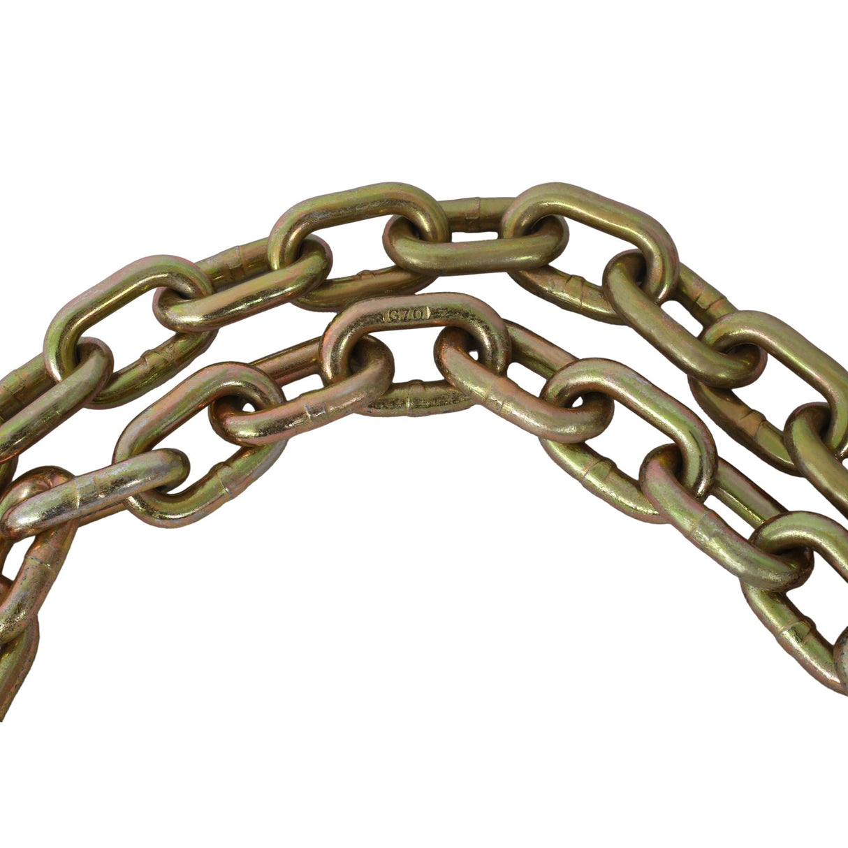 Tow Chain with 15 Inch Forged J Hook and Grab Hook Grade 70 Chain 6 Foot 4,700 Pound Safe Working Load - Fab Heavy Parts
