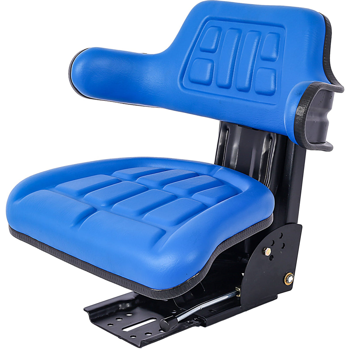 Tractor Seat Steel Blue 110 - 265 lbs Capacity - Fab Heavy Parts