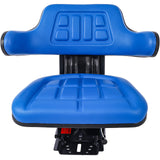 Tractor Seat Steel Blue 110 - 265 lbs Capacity - Fab Heavy Parts