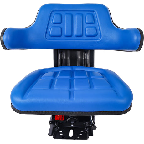 Tractor Seat Steel Blue 110 - 265 lbs Capacity - Fab Heavy Parts