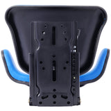 Tractor Seat Steel Blue 110 - 265 lbs Capacity - Fab Heavy Parts