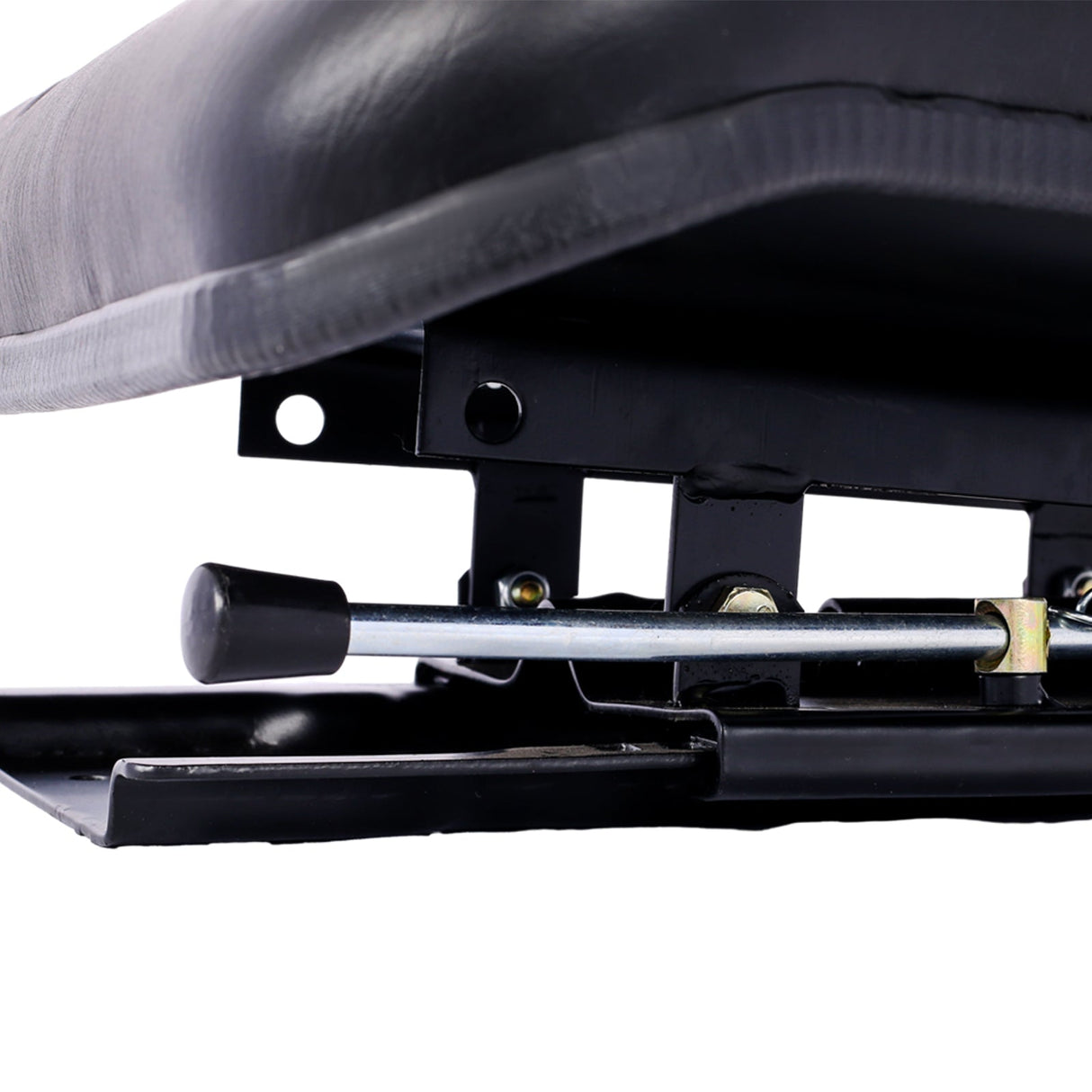 Tractor Seat with Backrest Slide Track Steel PVC Compact Mower - Fab Heavy Parts