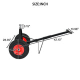 Trailer Dolly with 2 Inch Ball 1000 lbs Capacity - Fab Heavy Parts