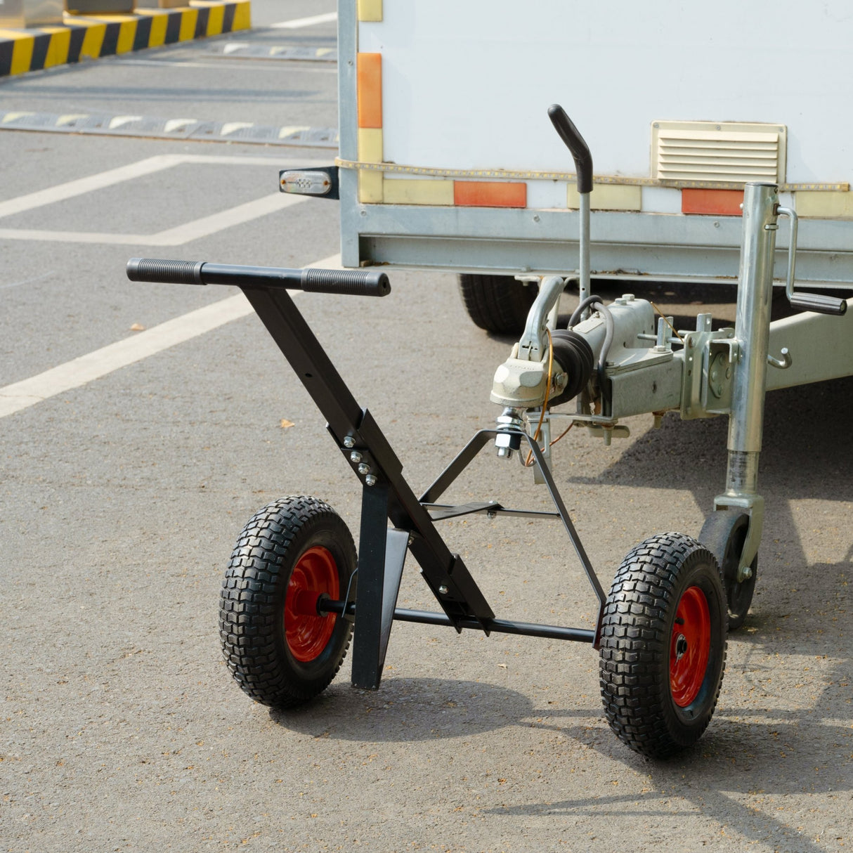 Trailer Dolly with 2 Inch Ball 1000 lbs Capacity - Fab Heavy Parts