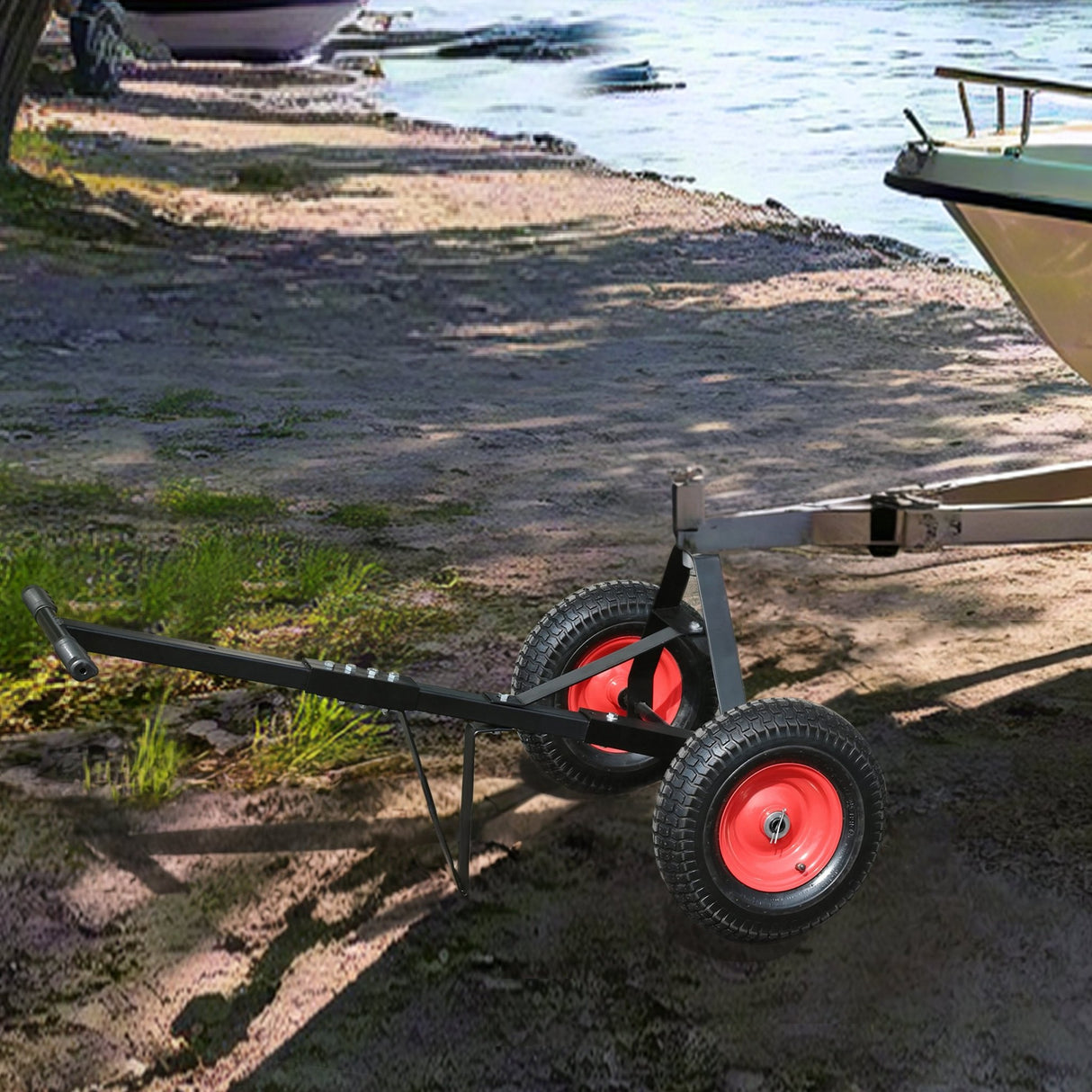 Trailer Dolly with 2 Inch Ball 1000 lbs Capacity - Fab Heavy Parts