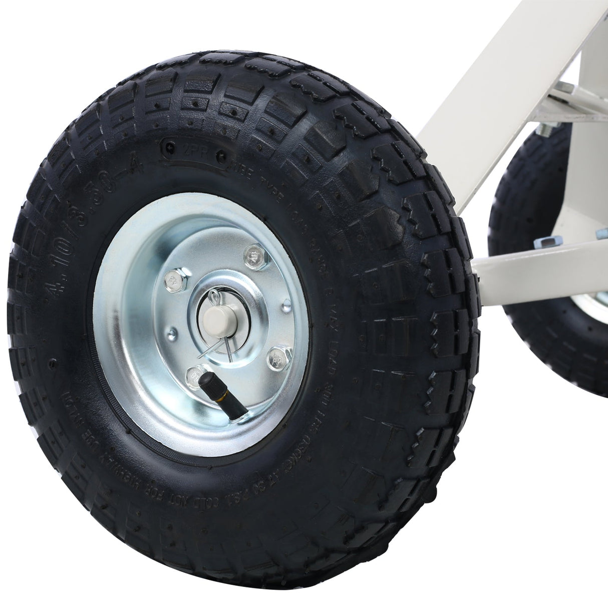 Trailer Dolly with Pneumatic Tires 600 Lb. Maximum Capacity - Gray - Fab Heavy Parts