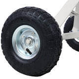Trailer Dolly with Pneumatic Tires 600 Lb. Maximum Capacity - Gray - Fab Heavy Parts