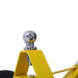 Trailer Dolly with Pneumatic Tires 600 Lb. Maximum Capacity Yellow - Fab Heavy Parts
