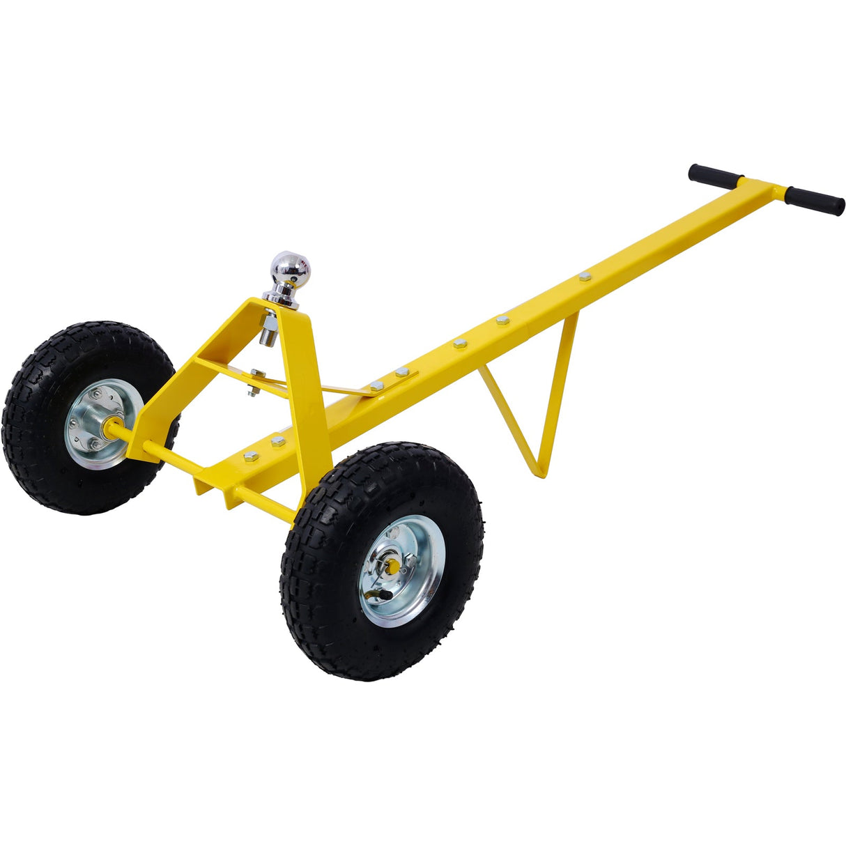 Trailer Dolly with Pneumatic Tires 600 Lb. Maximum Capacity Yellow - Fab Heavy Parts