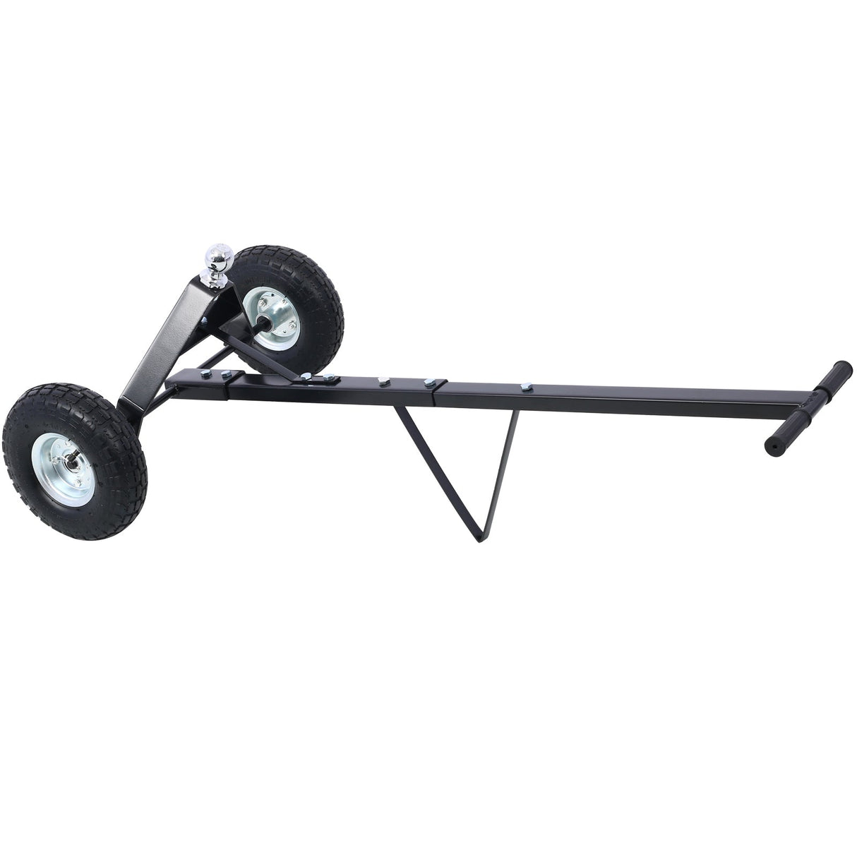 Trailer Dolly with Pneumatic Tires 600 Lb. Maximum Tongue Weight Capacity - Black - Fab Heavy Parts