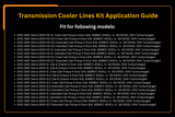 Transmission Cooler Lines Kit 21101404 Fits for Duramax LB7 LLY 6.6L Chevrolet GMC - Fab Heavy Parts