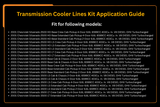 Transmission Cooler Lines Kit 21101404 Fits for Duramax LB7 LLY 6.6L Chevrolet GMC - Fab Heavy Parts
