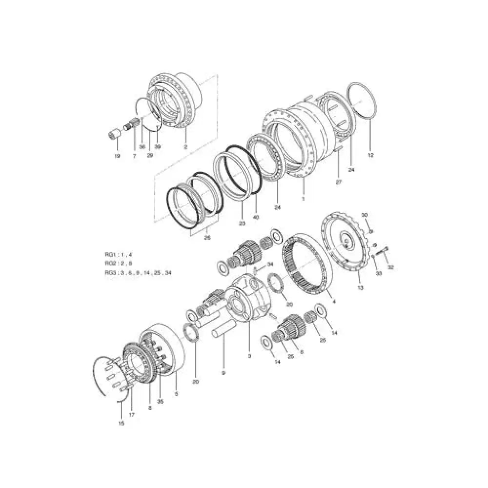 Travel Reduction Device 401-00454 Fits DH220-5 DX225LC