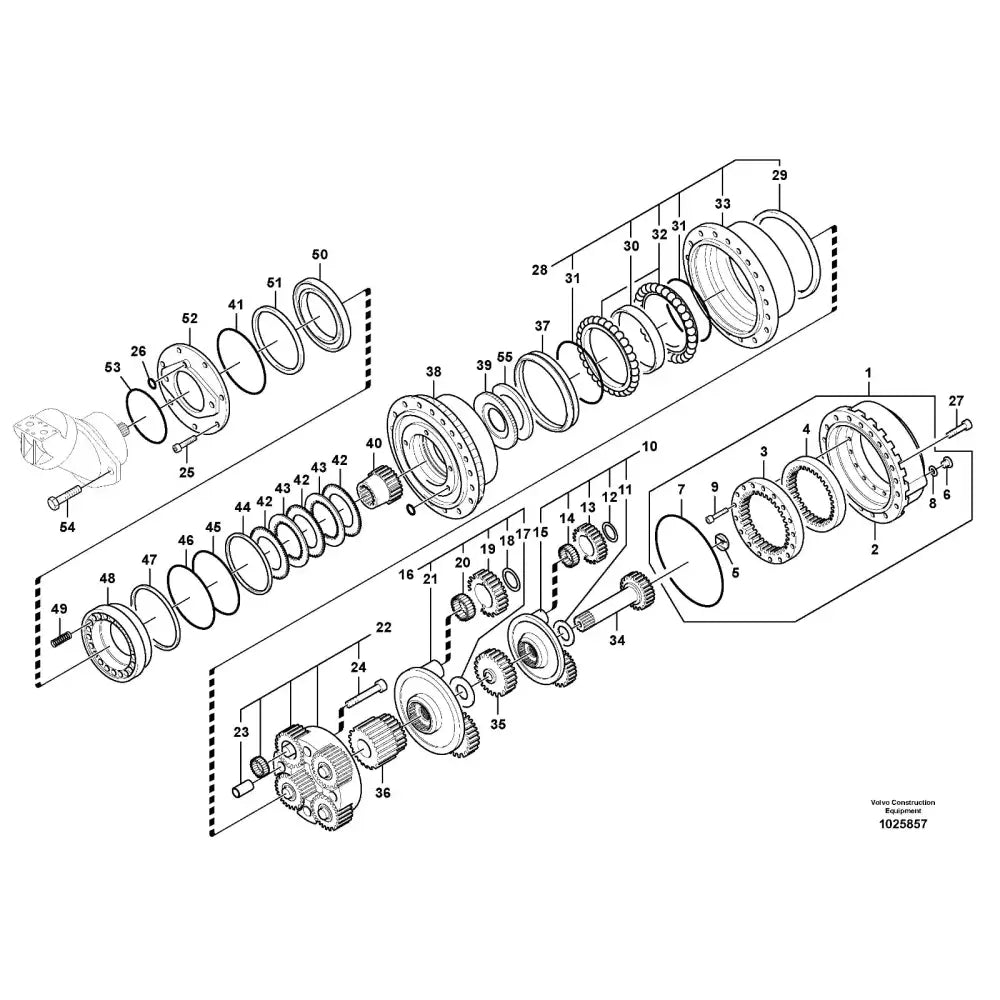 Travel Reduction Device SA8230-35760 Fits Volvo EC460B EC460C EC480D