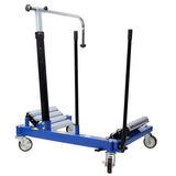 Truck Tractor Tire Wheel Dolly 2640 Capacity Heavy Duty Portable Dual Wheel Dolly - Blue - Fab Heavy Parts