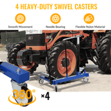 Truck Tractor Tire Wheel Dolly 2640 Capacity Heavy Duty Portable Dual Wheel Dolly - Blue - Fab Heavy Parts