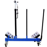 Truck Tractor Tire Wheel Dolly 2640 Capacity Heavy Duty Portable Dual Wheel Dolly - Blue - Fab Heavy Parts