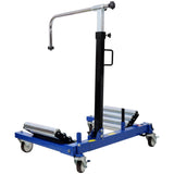 Truck Tractor Tire Wheel Dolly 2640 Capacity Heavy Duty Portable Dual Wheel Dolly - Blue - Fab Heavy Parts