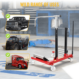 Truck Tractor Tire Wheel Dolly Heavy Duty Portable Dual Wheel Dolly with 2640 lb. Capacity - Fab Heavy Parts