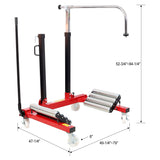 Truck Tractor Tire Wheel Dolly Heavy Duty Portable Dual Wheel Dolly with 2640 lb. Capacity - Fab Heavy Parts