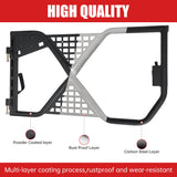Tube Doors Tubular Half Doors with Rearview Mirror Compatible with 2007 - 2017 Jeep Wrangler JK JKU Unlimited 4 - Doors Safari Tubular Off Road Summer Trail Adventu Competition - Fab Heavy Parts