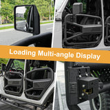 Tube Doors Tubular Half Doors with Side View Mirror Compatible with 2018 - 2024 Jeep Wrangler JL 2 Doors Front Door Safari Tubular Doors Off Road Summer Trail - Fab Heavy Parts