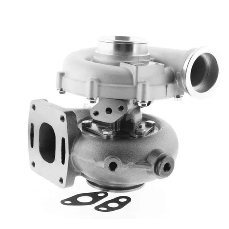 Turbo K26 Turbocharger 3802063 for 1991 - 03 Volvo Penta Marine with Engine KAD42B KAD42A TAMD42B KAMD42A KAMD42B - Fab Heavy Parts