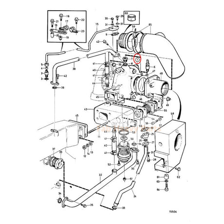 Turbo K27 Turbocharger 3802068 Fits for Volvo Penta Engine TAMD72 TAMD71A TAMD72A - Fab Heavy Parts
