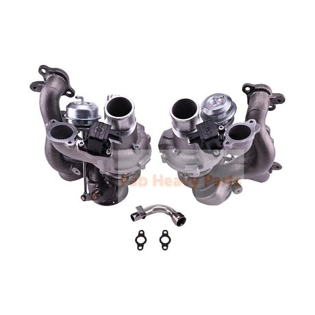 LH & RH TURBO RHF5 Turbocompresseur 302370 302369 Fits pour Maserati M156 M157 321.MA1T14 MOTEUR GHIBLI QUATROPORTE LEVANTE Q4 V6 3,0L