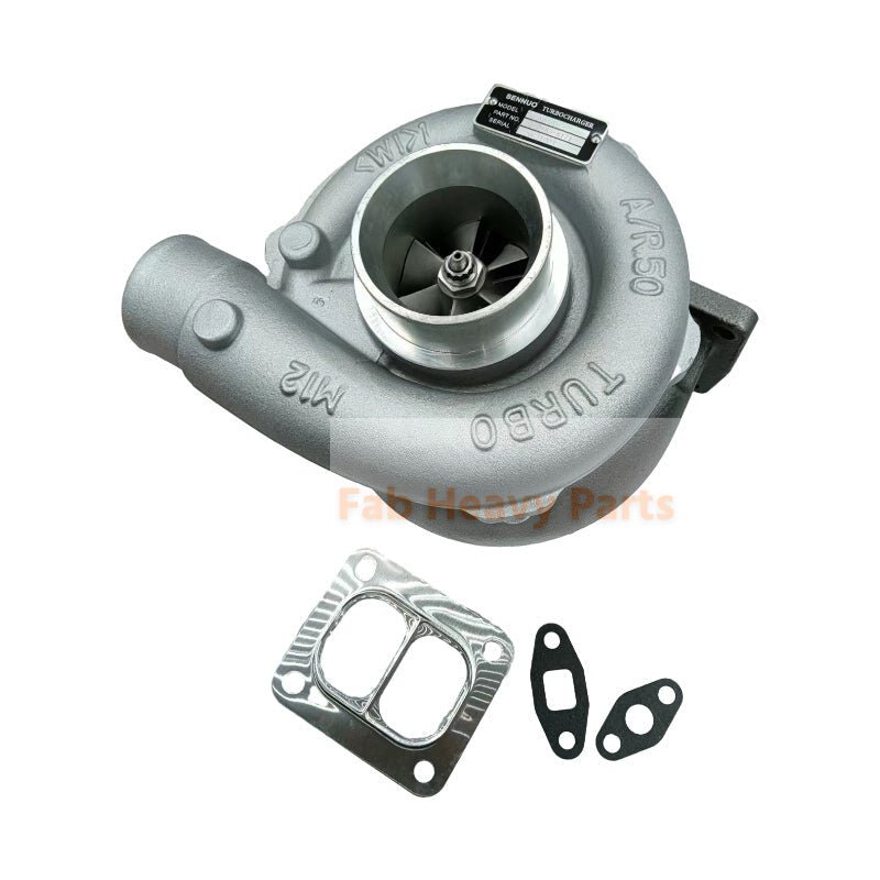 Turbo T04E12 Turbocharger 2 - 91009 - 804 - 0 Fits for Isuzu Engine 6BG1T 6BD1T - Fab Heavy Parts