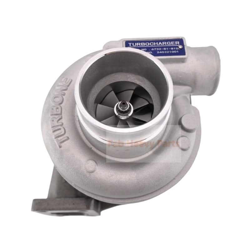 Turbocharger 6732 - 81 - 8100 4051240 Fit for Komatsu Excavator PC100 - 6 PC120 - 6 PC130 - 6 - Fab Heavy Parts